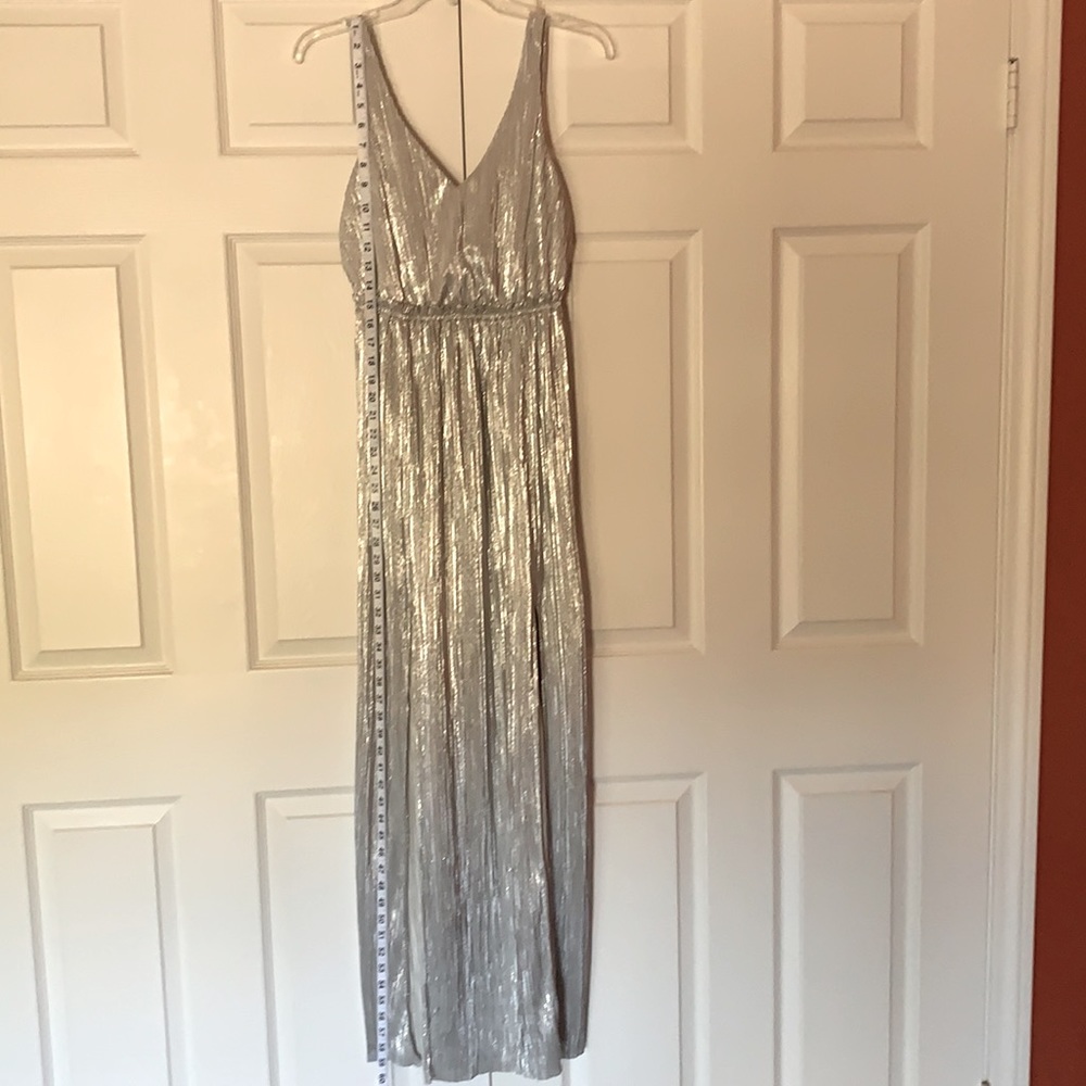 BCBG Generation Silver Metallic Dress - Picture 10 of 12